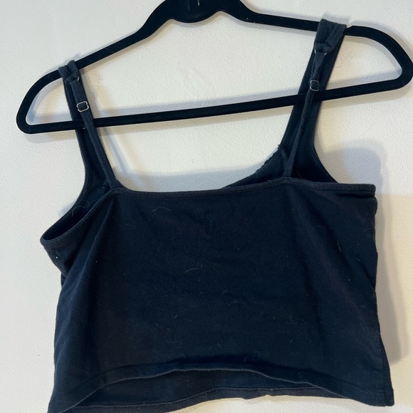 Holster Black Tank Top with Ruffles – Size L - Picture 3 of 4